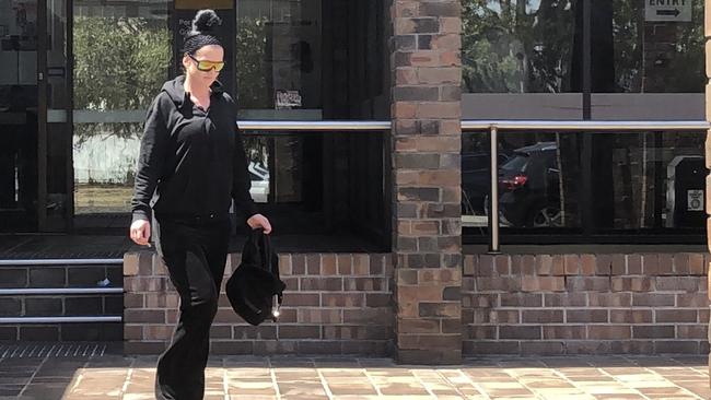 Belinda Van Krevel leaves Port Kembla Court on November 20.