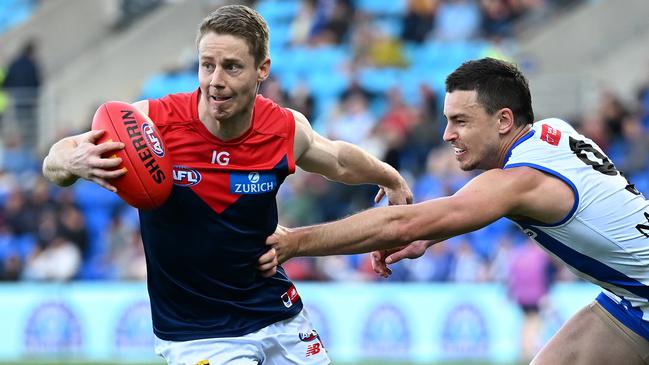 Lachie Hunter was a smart pick-up by the Demons in last year’s trade period. Picture: Steve Bell/Getty Images