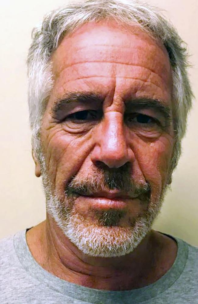 Epstein was arrested in July and later died in jail. Picture: HO/New York State Sex Offender Registry/AFP