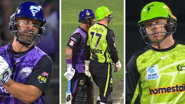 Matthew Wade and Sam Billings shared an "entertaining" verbal during the BBL14 final.