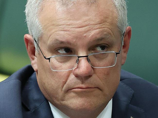 CANBERRA, AUSTRALIA NewsWire Photos - MAY,13 2021 Prime Minister Scott Morrison during Question Time in the House of Representatives in Parliament House Canberra.Picture: NCA NewsWire / Gary Ramage