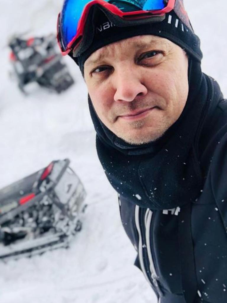 Actor Jeremy Renner was left in a critical condition after a snow ploughing accident in Reno, Nevada. Picture: Instagram