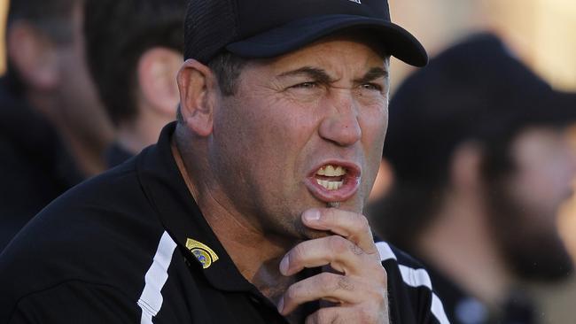 Rob Waters during his time as coach of North Ballarat. Picture: Yuri Kouzmin