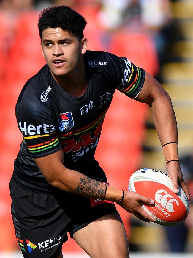 Dean Blore playing for the Penrith Panthers’ NSW Cup team in 2019.