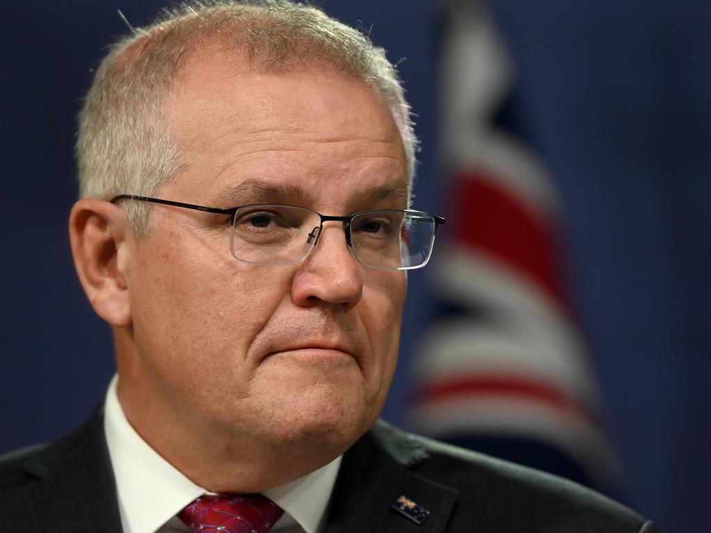 Scott Morrison says he’s focused on managing the pandemic but respects Mr Slater’s right to an opinion. Picture: NCA NewsWire/Bianca De Marchi