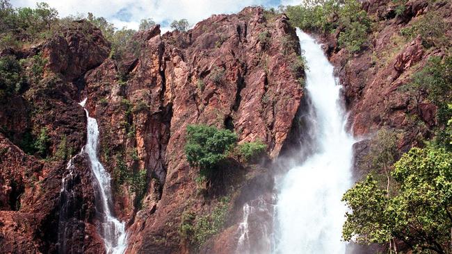 Undated file/pic Wangi Falls at Litchfield National Park. NT scenic travel tourism waterfall