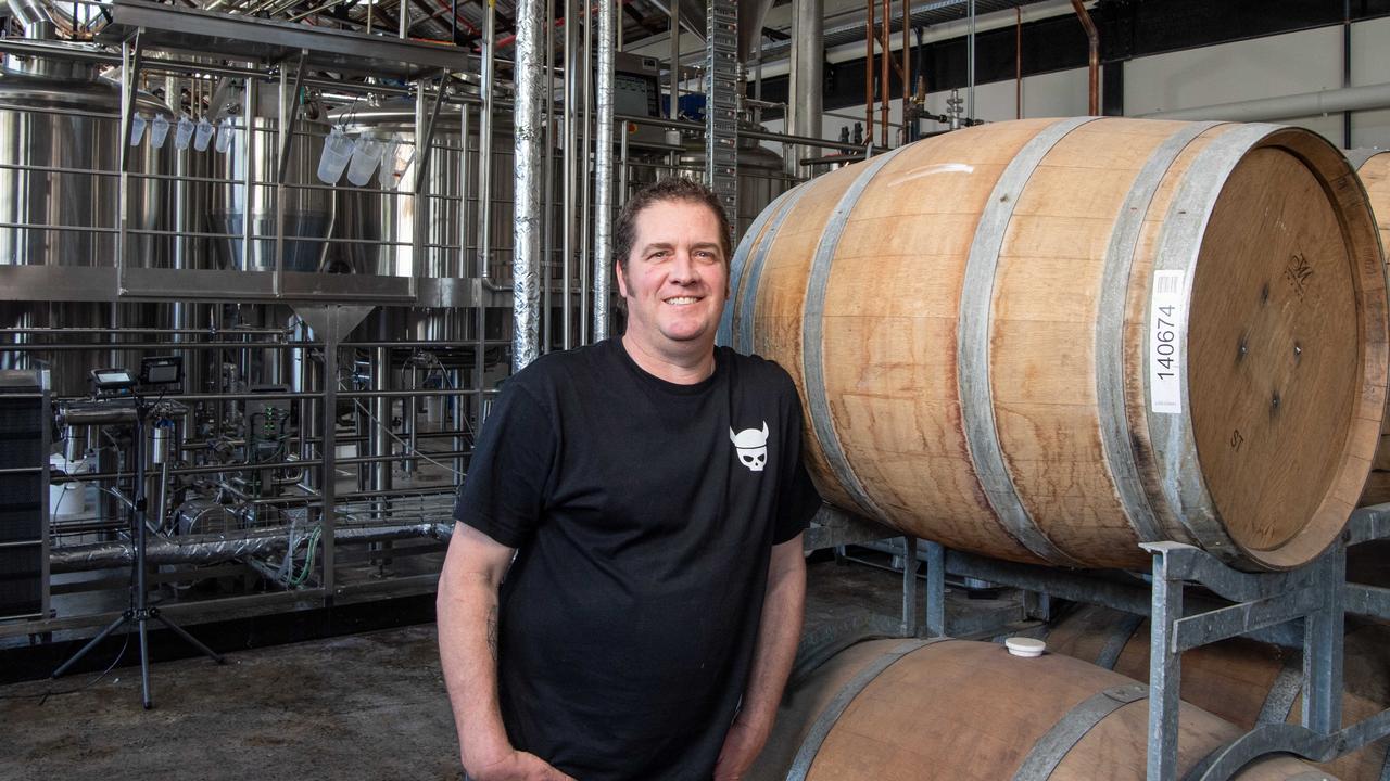 Valhalla director Scott Hunt at the company’s Federal Mills brewhouse. Picture: Brad Fleet.