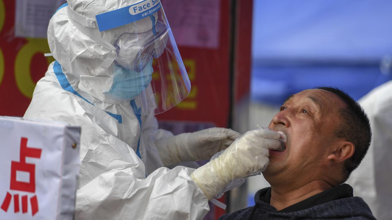 Small outbreaks have occurred in China’s Heilongjiang and Jilin provinces in recent weeks. Picture: Zhang Nan/Xinhua/AP