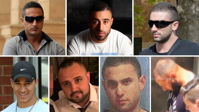 The seven men found guilty of the shooting murder of innocent man Jason De Ieso in 2012.