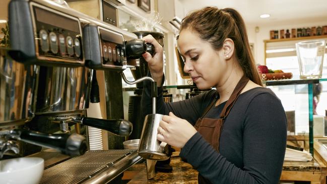 Serious barista generic, Picture: Getty Images