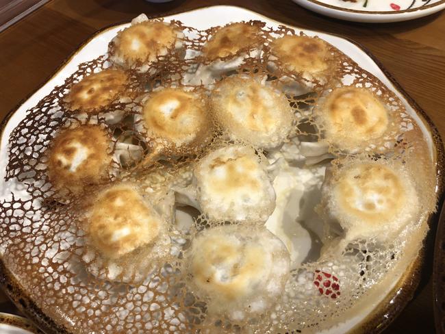 Fried dumplings at Dumpling City, Adelaide