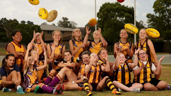 The Baulkham Hills Hawks has experienced strong growth in its female competition since its inaugural season last year. Pictures: Justin Sanson