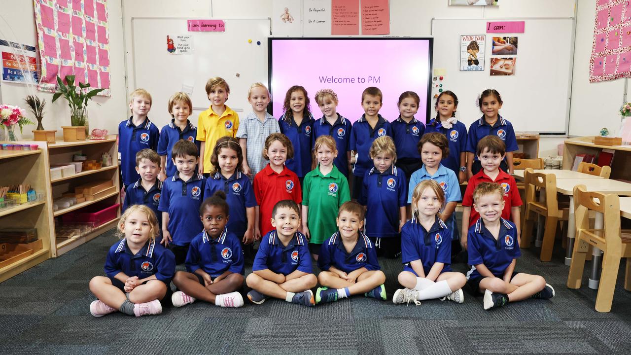 My First Year 2025 -Trinity Beach State School prep class M. Ashton, Oiva, Ciaque, Pippa, Hoia, Ally, Henry, Indy, Nelly, Tsuki, Daniel, Keanu, Mia, Freyja, Maya, Axel, Yves, Harry, Daisy, Gloria, Benicio, Remi, Aurianna, Luca. Picture: Brendan Radke