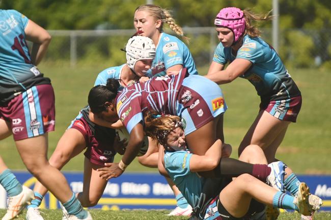 Mackay Cutters vs Central Queensland Capras Harvey Norman U17's Saturday 8 March 2025 Picture:Michaela Harlow