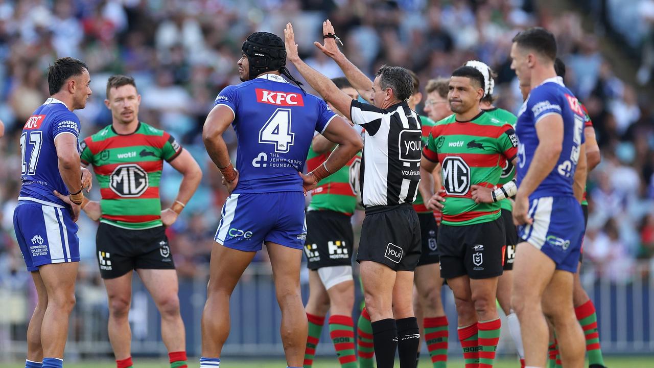 Cameron Ciraldo left furious after Jack Wighton's hip drop tackle,  Rabbitohs defeat Bulldogs | The Courier Mail