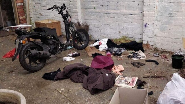 Alleged squatters have been accessing a property on St Kilda road in recent days. Picture: Supplied