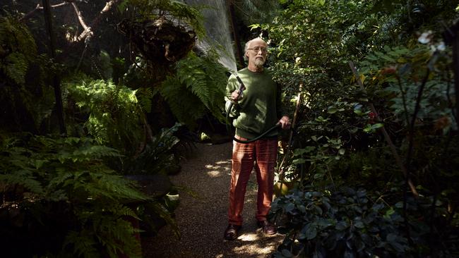 EMBARGO FOR TWAM, 10 MAY 2025. FEE MAY APPLY. Photographer Bill Henson at home in Melbourne, 23 April 2025. Photo: Nic Walker for the Australian Weekend Magazine