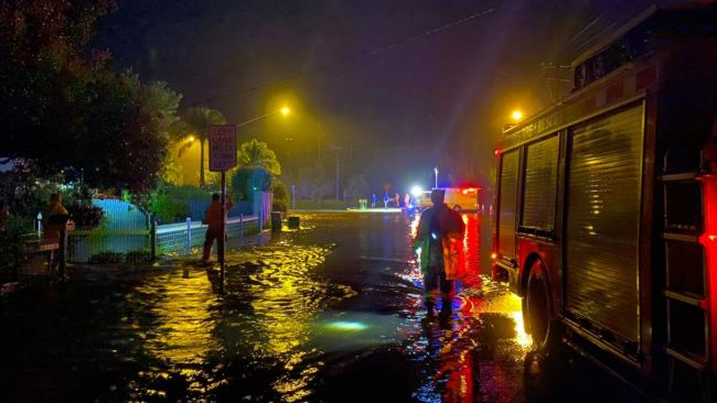Fire and Rescue NSW attended various flooding incidents on Thursday night. Picture: Fire and Rescue NSW Station 459 Terrigal