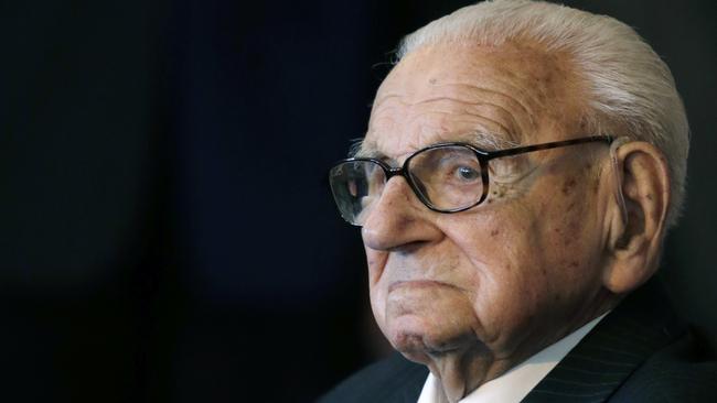 Sir Nicholas Winton waiting to be decorated with the highest Czech Republic's decoration, The Order of the White Lion, last year.