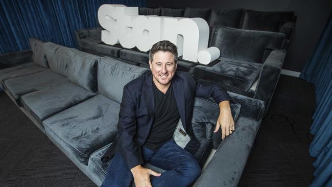 Mike Sneesby is the CEO of Nine Entertainment. Picture: Hollie Adams