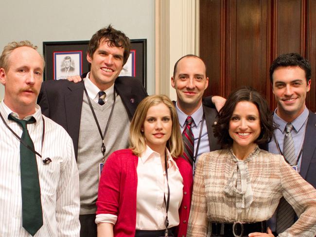 The cast members  of Veep have become  a family, says Julia Louis-Dreyfus.