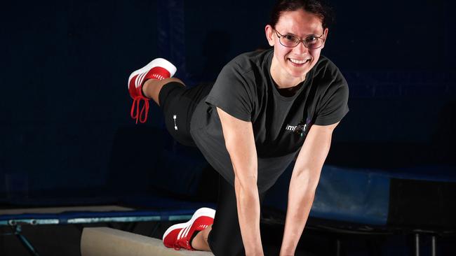 Gymnast Cristina Clark, 26, will compete at the Pan Masters. Picture: Patrick Woods.