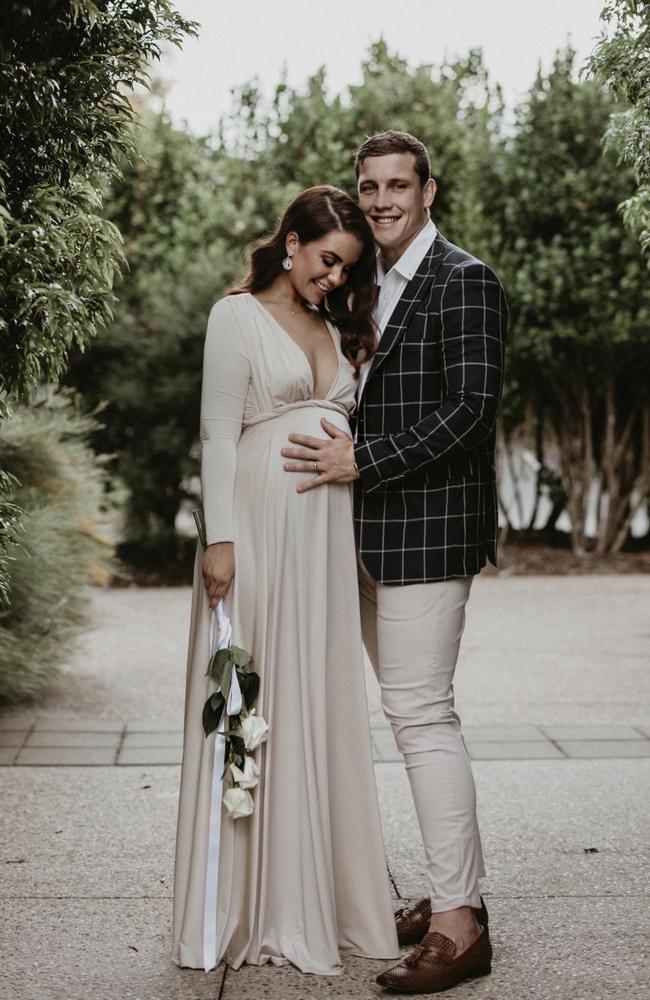 Courtney Thorpe and Jarrod Wallace married in May 2019 on the Gold Coast.