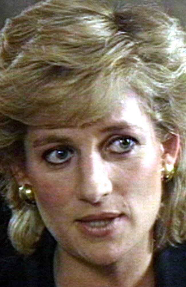 Diana, Princess of Wales during the explosive interview which blew apart the royal family and changed her life. Picture: BBC/Panorama