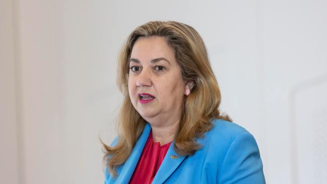 Support for Annastacia Palaszczuk's government has declined, a new poll has found. Picture: NewsWire / Sarah Marshall