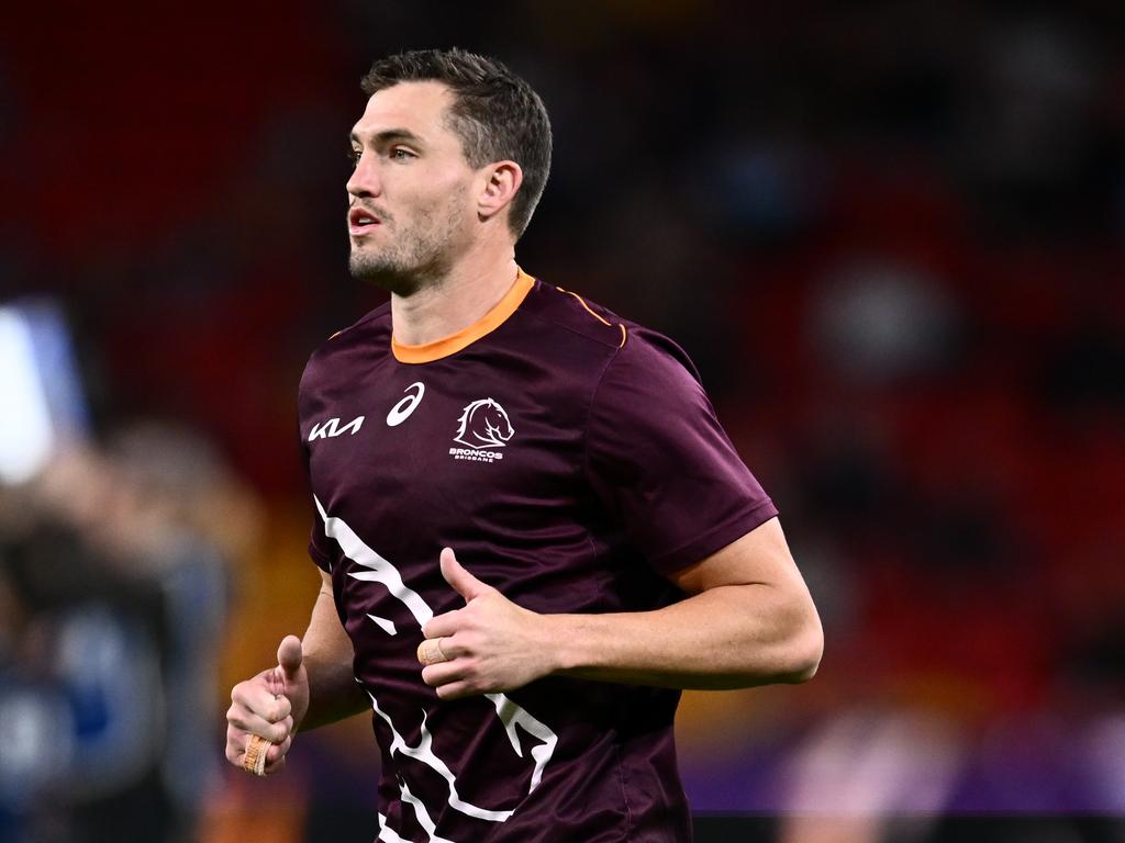 Corey Oates limped off the training paddock. Picture: NRL Imagery