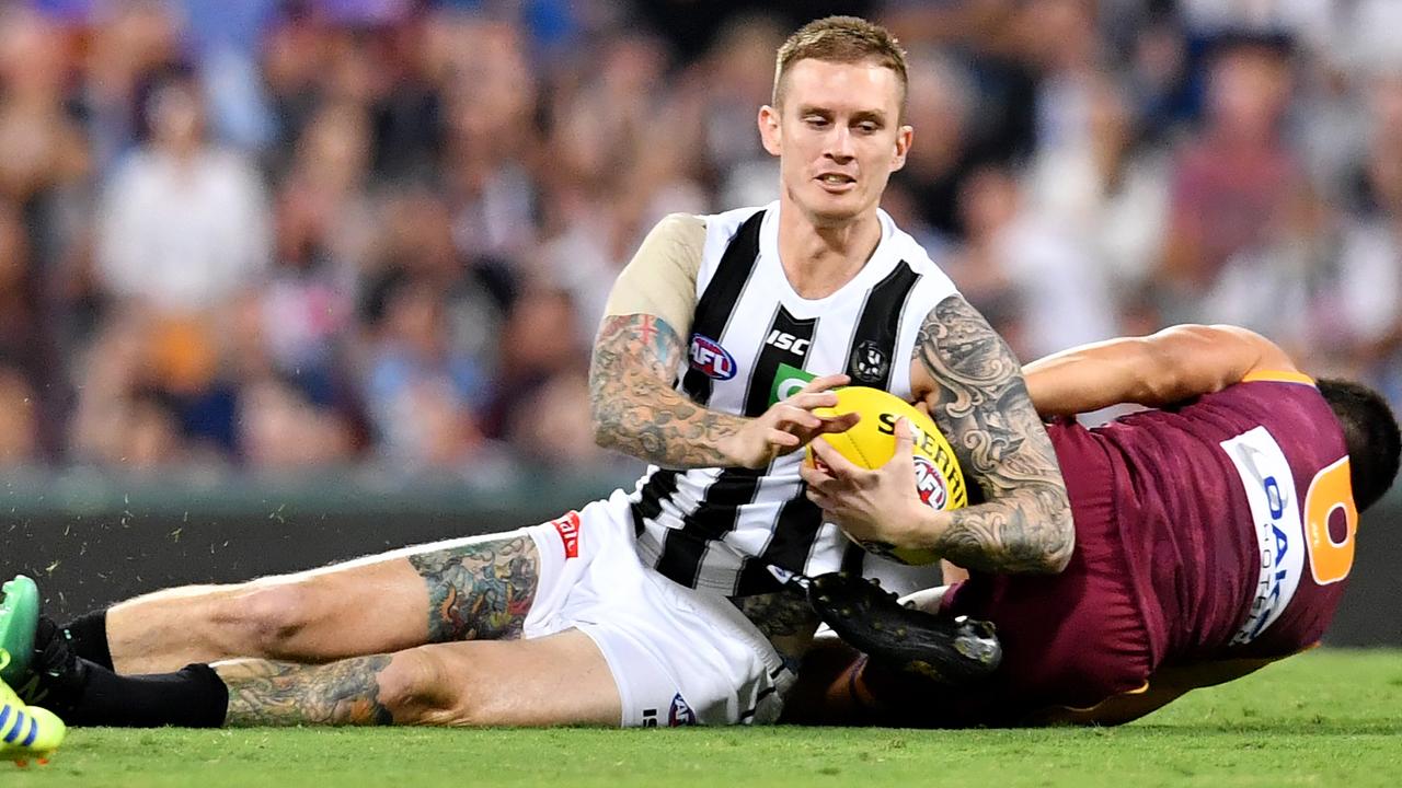 Dayne Beams has been a top pick-up at the Magpies. Picture: AAP Images 