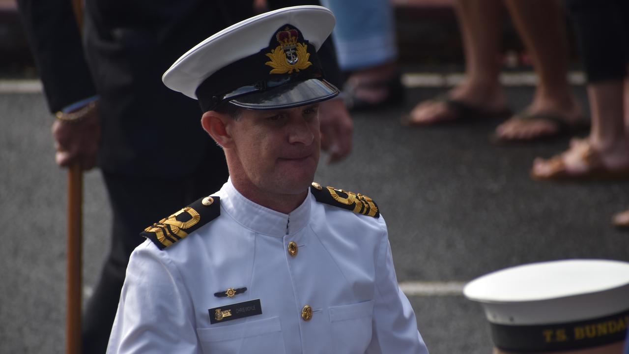 Scenes from the Bundaberg Civic Service and parade.