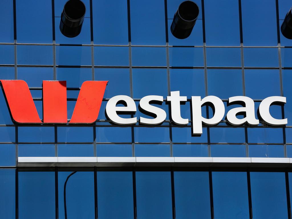 SYDNEY, AUSTRALIA - NewsWire Photos - NOVEMBER 11 2020: A view of Westpac Bank  signage seen in the CBD Sydney Australia. Picture: NCA NewsWire / Gaye Gerard