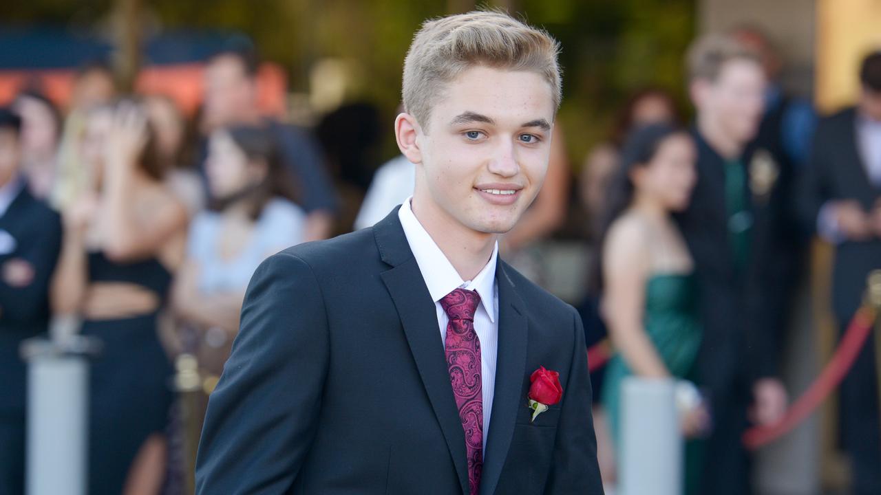 Johan Van Tonder arrives for the Kadina High formal.