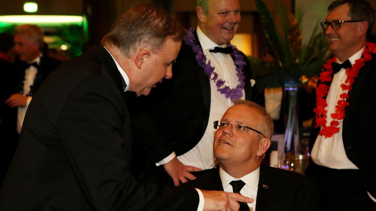 Opposition Leader Anthony Albanese and Prime Minister Scott Morrison. Picture: Nikki Short