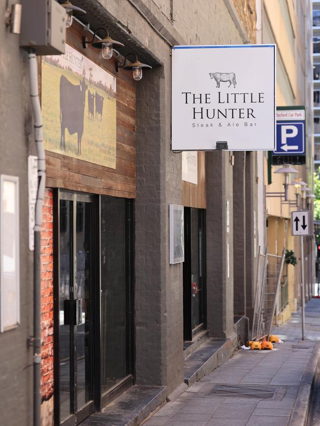 The Little Hunter restaurant where Australia Test captain Pat Cummins dined was listed an exposure site. Picture: NCA NewsWire / David Mariuz