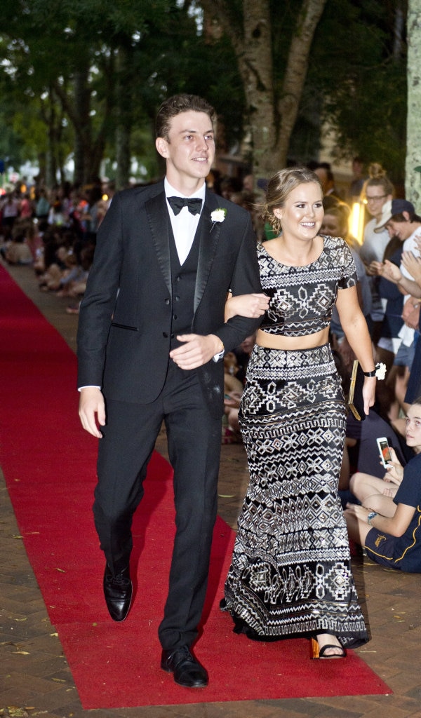( From left ) Chris Spanner and Grace Scanlon. Picture: Nev Madsen