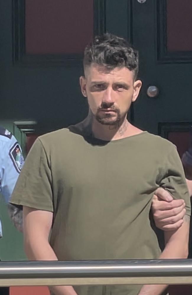 Cameron Laurie Brown, 26, faced Gympie District Court after he threatened, kicked and choked his partner of four years in the garage of their Gympie home on Wednesday, January 17, 2024.