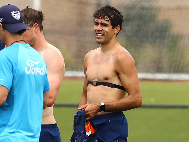 Martin at training. Picture: Alison Wynd