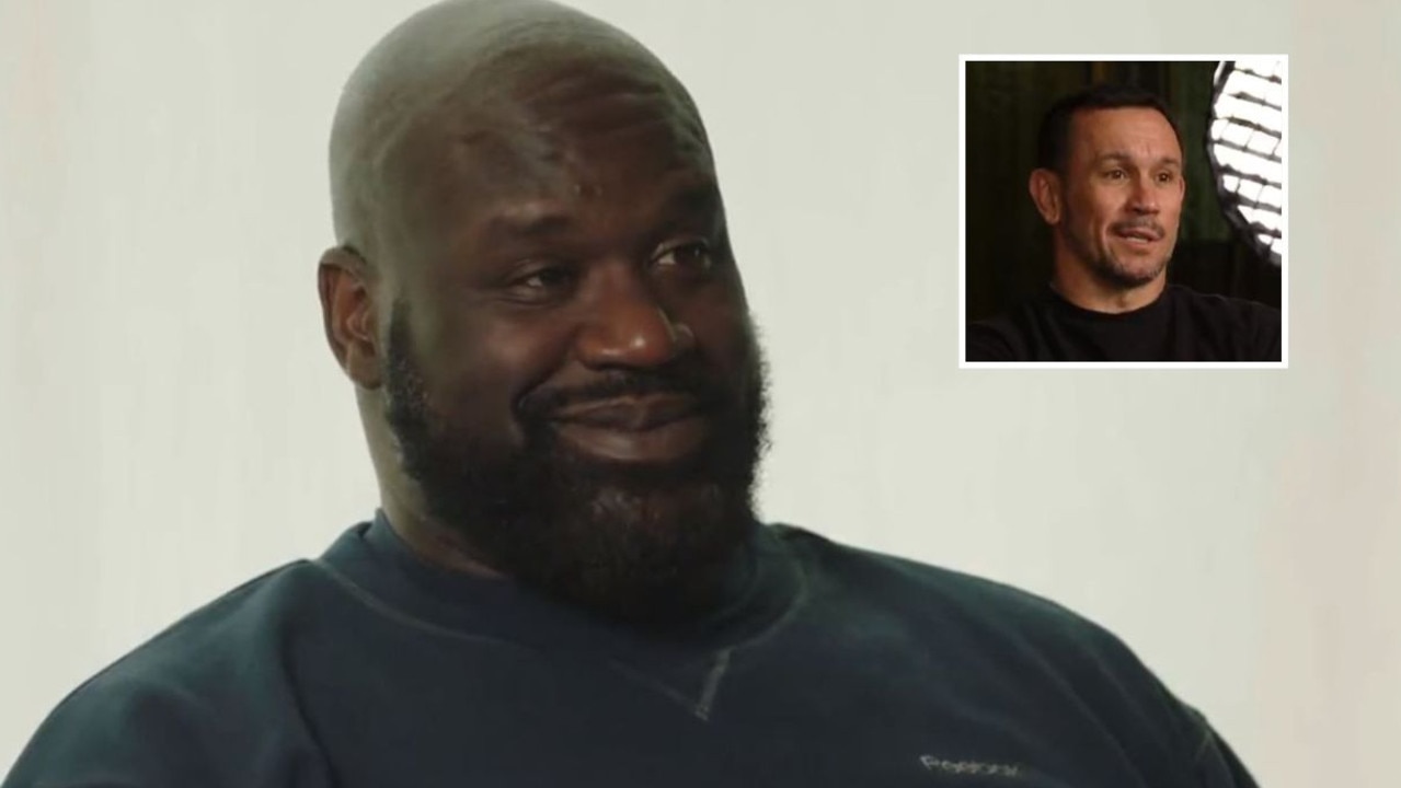 Shaq had a laugh with Matty Johns.