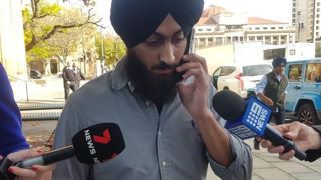 Singh pleaded guilty to killing Ms Sandford in April this year. Picture: Sean Fewster