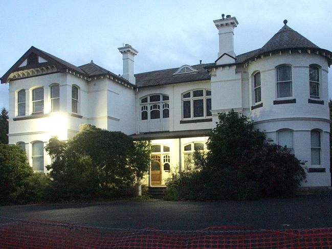 Former Derwent Court Nursing home which closed in 1997, in Star Street off Fitzroy Place, Hobart