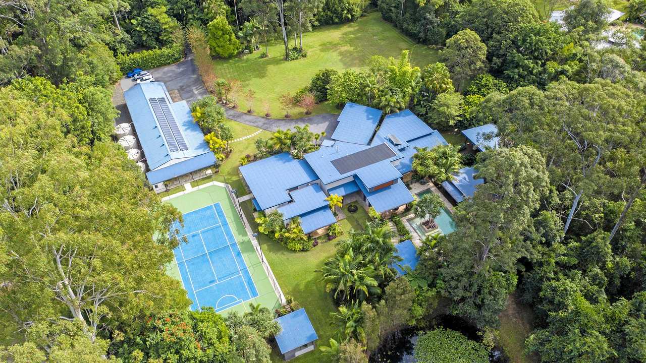 Birds eye view of the 4.5 acre block at 55 Rainforest Road, Tanawha. Picture: Contributed