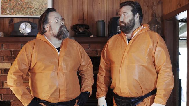 Clayton and Shane Jacobson in Brothers' Nest.