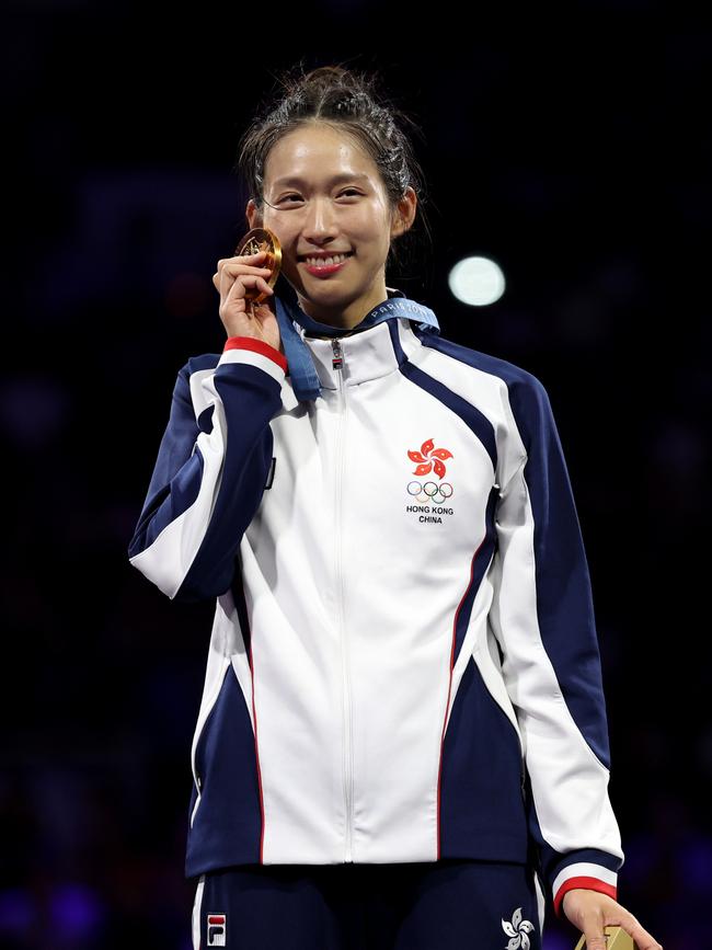 Gold medalist Man Wai Vivian Kong of Team Hong Kong. Picture: Patrick Smith/Getty Images