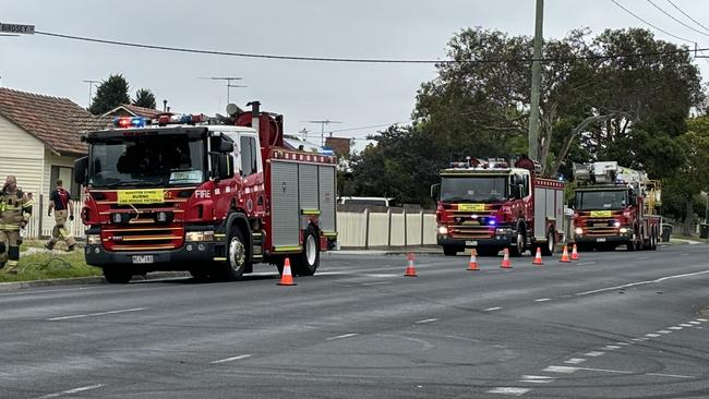 A small fire inside a brick house on St Albans Rd, Thomson has been deemed suspicious. Picture: Abby Walter