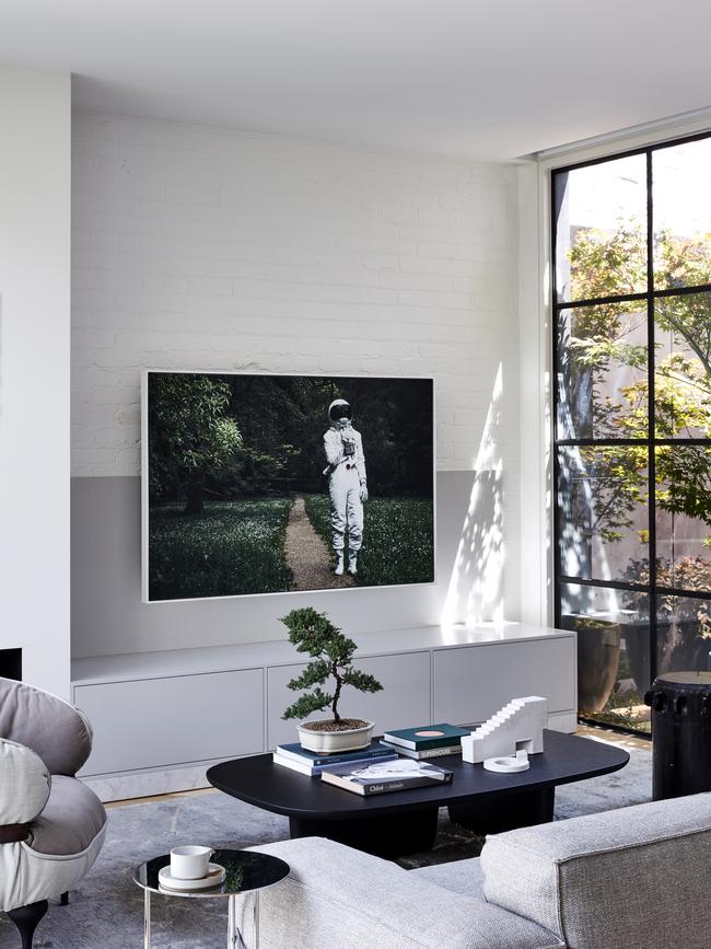 A South Yarra home bursting with light. Designed by Mim Designs. Photographed by Sean Fennessy and interior designed by Mim Design.