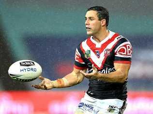 Michael Gordon playing for Sydney Roosters. Gordon, a Tweed Coast Raiders junior has promised a return to the club in the future. Picture: DAN HIMBRECHTS