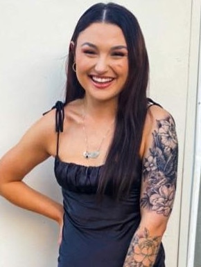 Keely Bown avoided jail after she left her teenage passenger with a traumatic brain injury after a horrific crash. Picture: Facebook