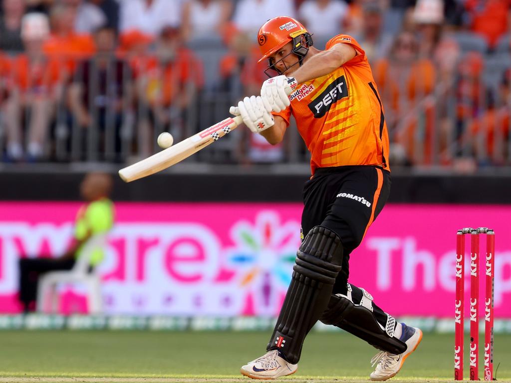 Aaron Hardie was the top runscorer in BBL12. Picture: James Worsfold/Getty Images